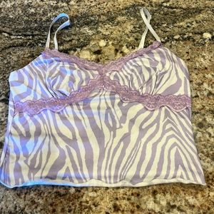 Zebra Crop Top